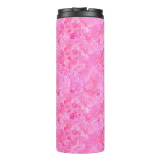 Rosa Pfingstrosen-Thermalbecher Thermosbecher