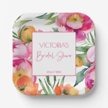 Rosa, pfirsichfarbene Birnen, elegantes Brautparty