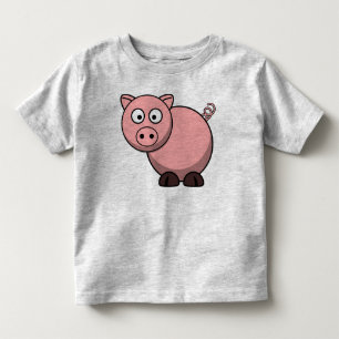 Rosa Piggie Kleinkind T-shirt