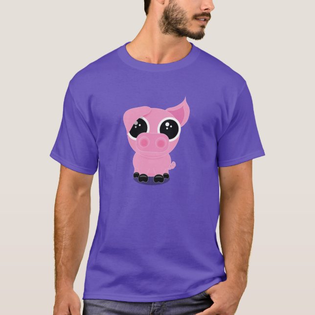Rosa Piggy Shirt (Vorderseite)