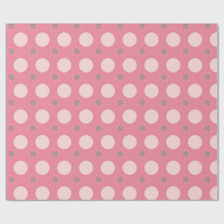 Rosa Pika-Punkt-Geschenkpapier Geschenkpapier