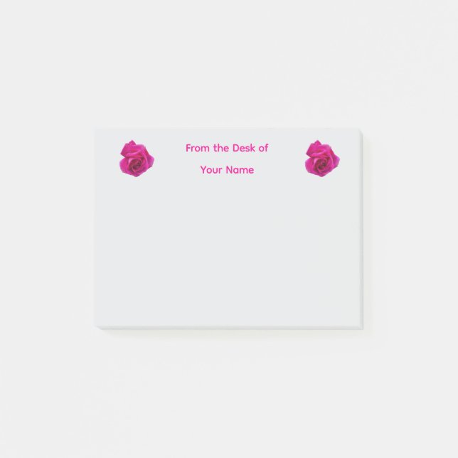 Rosa Pink #5 Post-it Klebezettel (Vorderseite)