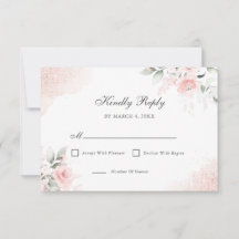 Rosa Pink Blush RSVP
