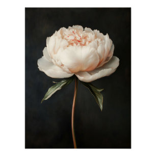 Rosa Pink Botanische Malerei Poster