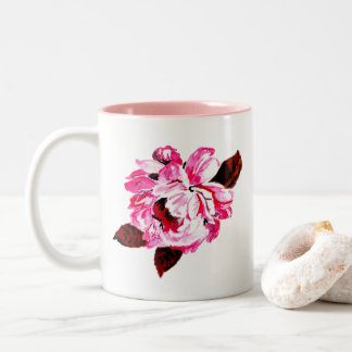 Rosa Pink Gemalt Zweifarbige Tasse