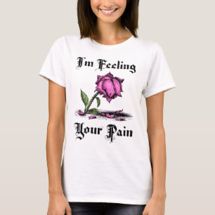 Rosa Pink in Verzweiflung Damen T-Shirt