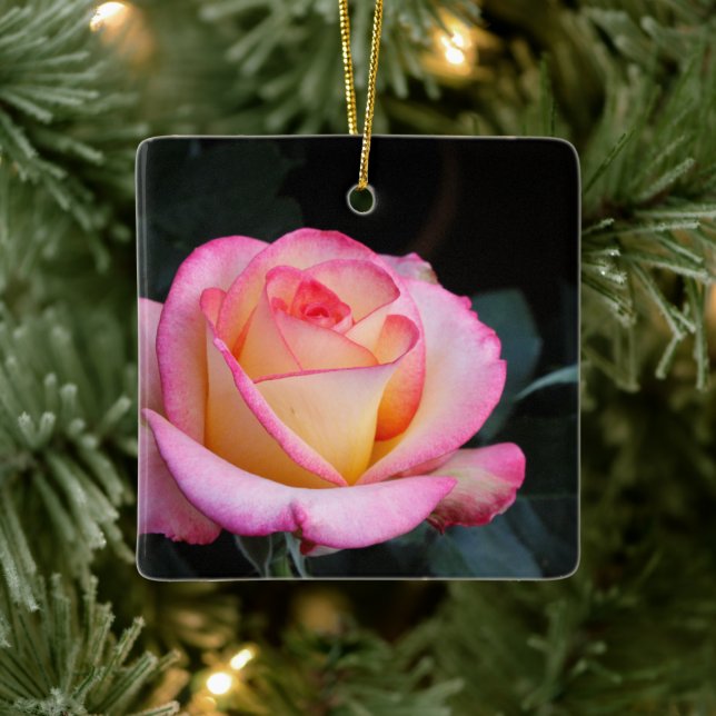 Rosa Pink Keramikornament (Baum)