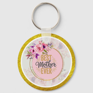 Rosa Pink Muttertag I Die beste Mutter überhaupt Schlüsselanhänger