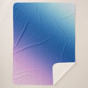 Rosa, pink , Streifen , ombre , rosa Farbverlauf Sherpadecke