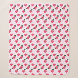 Rosa Pink Vintage Pastell Geschenk für Sie Sherpadecke