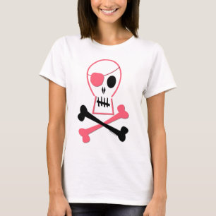 Rosa Pirat T-Shirt
