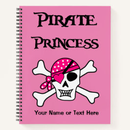 Rosa Pirate Princess Notizbuch