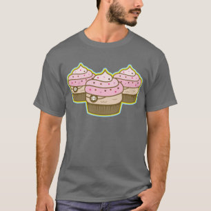 rosa Piratenkleiner kuchen T-Shirt
