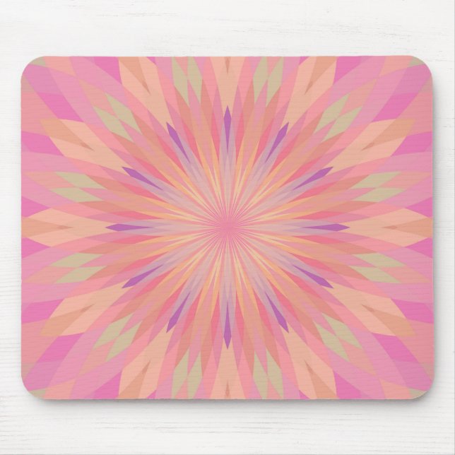 rosa Pixel 3 Mousepad (Vorne)