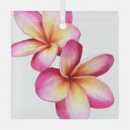 Rosa Plumeria Ornament