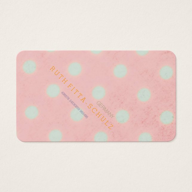 Rosa polka dots Pink Chic (Vorderseite)