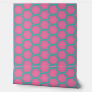 rosa Polka dotsCustom Wallpaper 2' x 4', NullValue Tapete