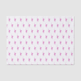 Rosa Polo-Spieler Seidenpapier