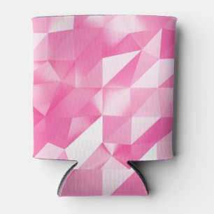 Rosa Polygonhintergrund: abstraktes 3D-Rendering Dosenkühler