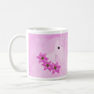 Rosa Pony u. Blumen-Tasse Tasse