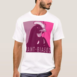 Rosa Pop Art Inspiriert Hühnerhemd Pflanze-geb T-Shirt