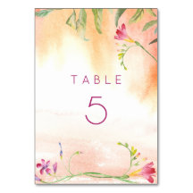 Rosa Pop Freesia Peach Wedding Table