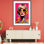 Rosa Pop Kunst, Dichtung und Musik Poster<br><div class="desc">Whimsy Wall Art Co. stellt vor: The "Pop Femme" Collection Treten Sie ein in eine Welt, in der klassische Portraitfotografie zeitgenössische Pop-Kunst in unserer lebendigen "Pop Femme" Kollektion trifft. Diese kuratierte Serie feiert das vielschichtige Wesen der weiblichen Identität durch einen Ausbruch von Farben, kühnen Mustern und ikonischen Bildern. Jeder Ausdruck...</div>