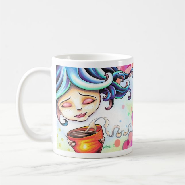 Rosa Pop-Tasse Tasse (Links)