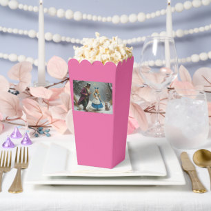 Rosa Popcornboxen für den Winter Alice Geschenkschachtel