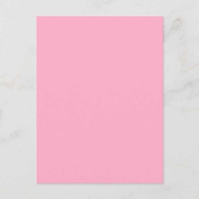 Rosa Postkarte (Vorderseite)