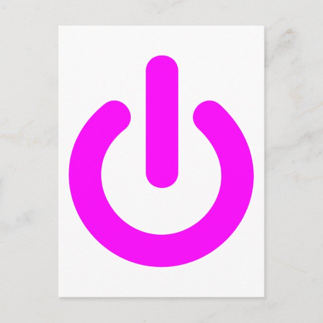 Rosa Power auf Switch Postkarte (Vorderseite)