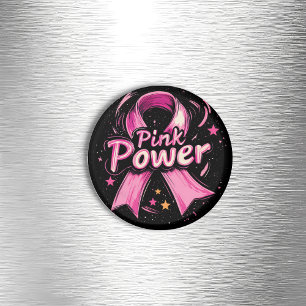 Rosa Power Kühlschrank Magnet