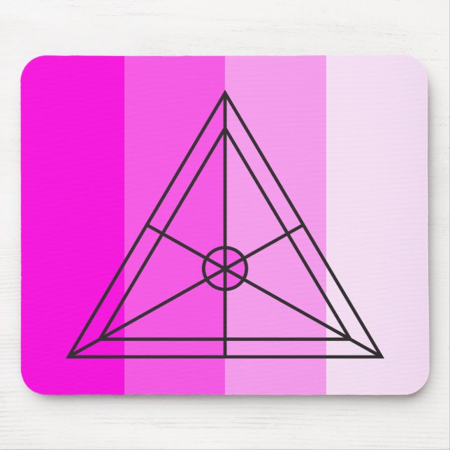 Rosa Präzision: Grundlegende Funktionen für das In Mousepad (Vorne)