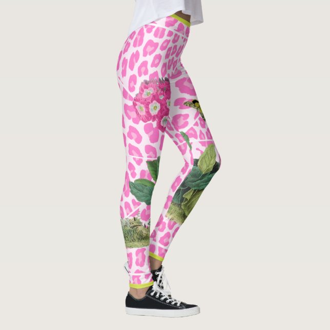 Rosa Primula-Leggings Leggings (Rechts)