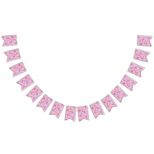 Rosa Princess-Banner Wimpelkette