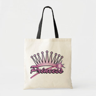 Rosa Princess Crown Tragetasche