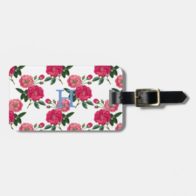 Rosa Printwerbung Gepäckanhänger (Vorderseite horizontal)