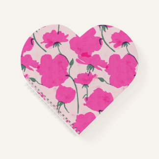 Rosa Printwerbung Notizbuch