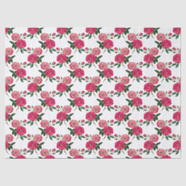 Rosa Printwerbung Seidenpapier