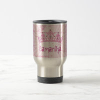 Rosa Prinzen 0,45 l Edelstahl-Reisebecher Tasse