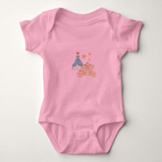 Rosa Prinzessin Baby-Body, Süße Blumen Baby-Mädche Baby Strampler