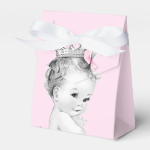 Rosa Prinzessin Baby Shower Geschenkboxen Geschenkschachtel