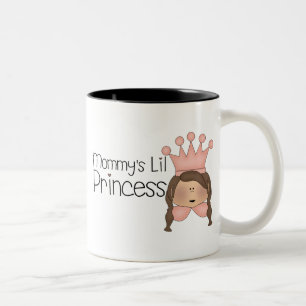 Rosa Prinzessin · Der Lil der Mama Prinzessin Zweifarbige Tasse