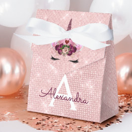 Rosa Prinzessin Einhorn Rose Gold Rosa Rosa Glitze Geschenkschachtel