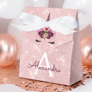 Rosa Prinzessin Einhorn Rose Gold Rosa Rosa Glitze Geschenkschachtel
