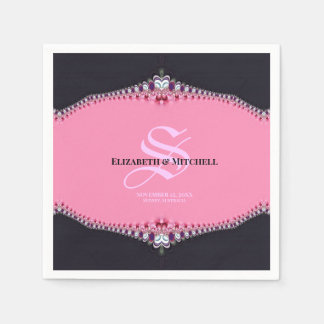 Rosa Prinzessin Spitze Spezielle Tagesverlobung Ho Serviette