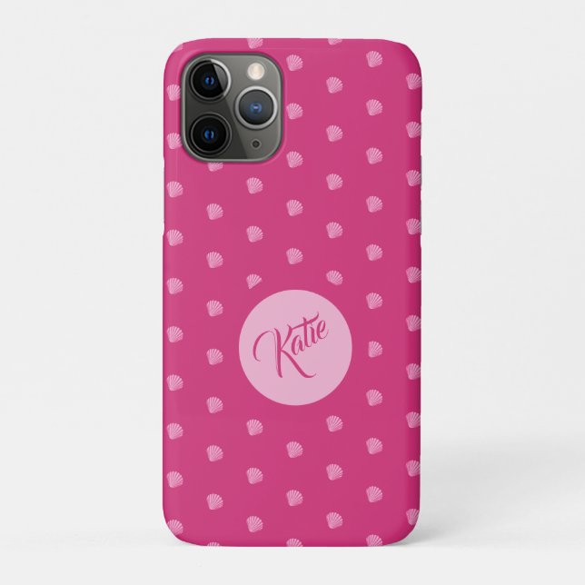 Rosa Punkte - Case-Mate iPhone Hülle (Rückseite)