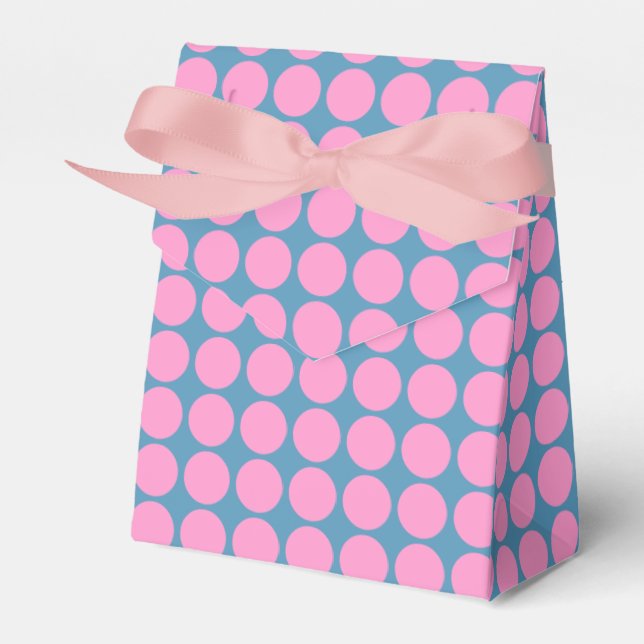 rosa Punkte Geschenkschachtel (Vorderseite)