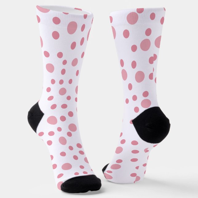 Rosa Punkte-Socken Socken (Gewinkelt)