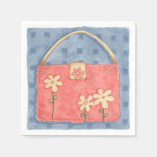 Rosa Purpurrot - Papier Napkins Serviette
